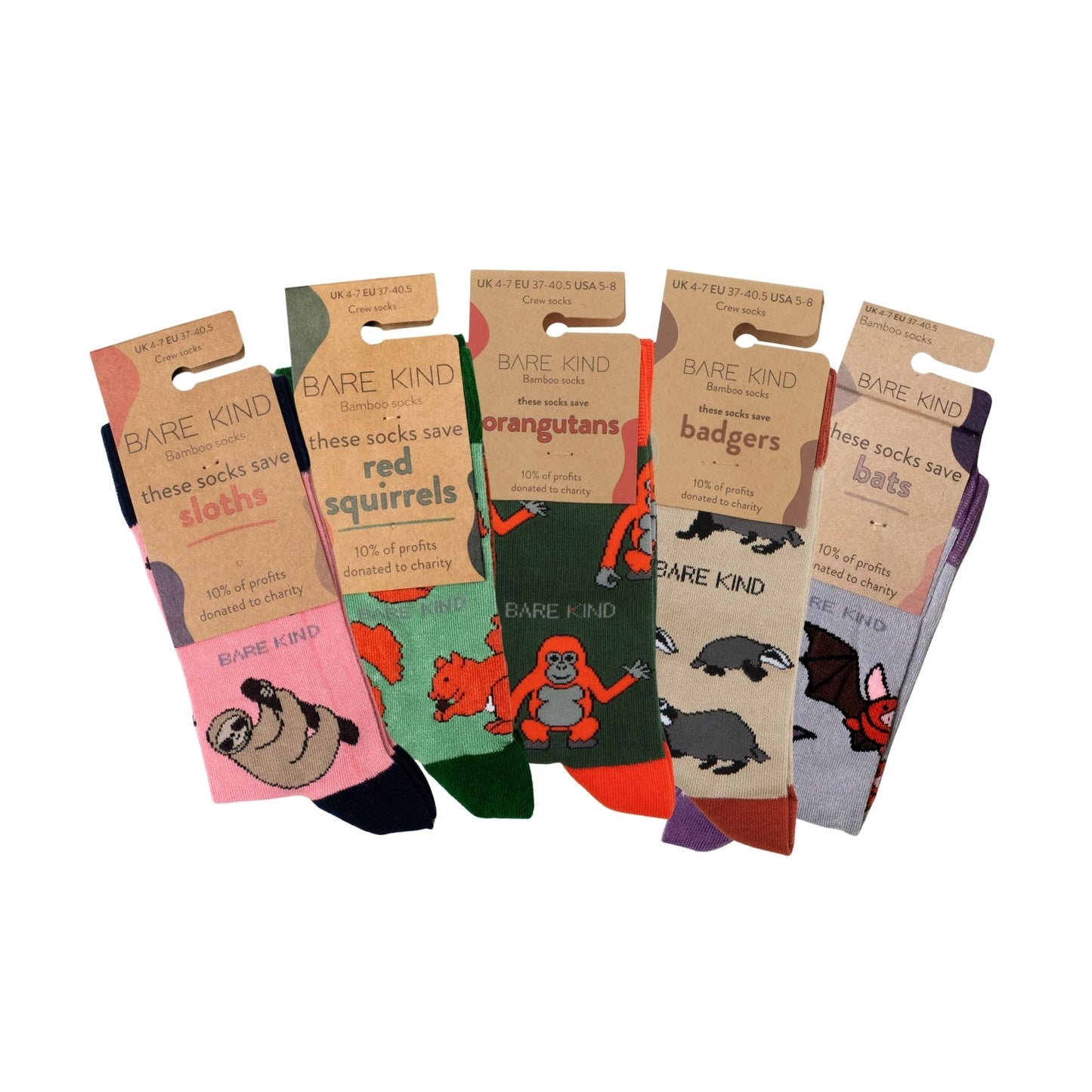 Bestsellers 5 Pack Bamboo Sock Set