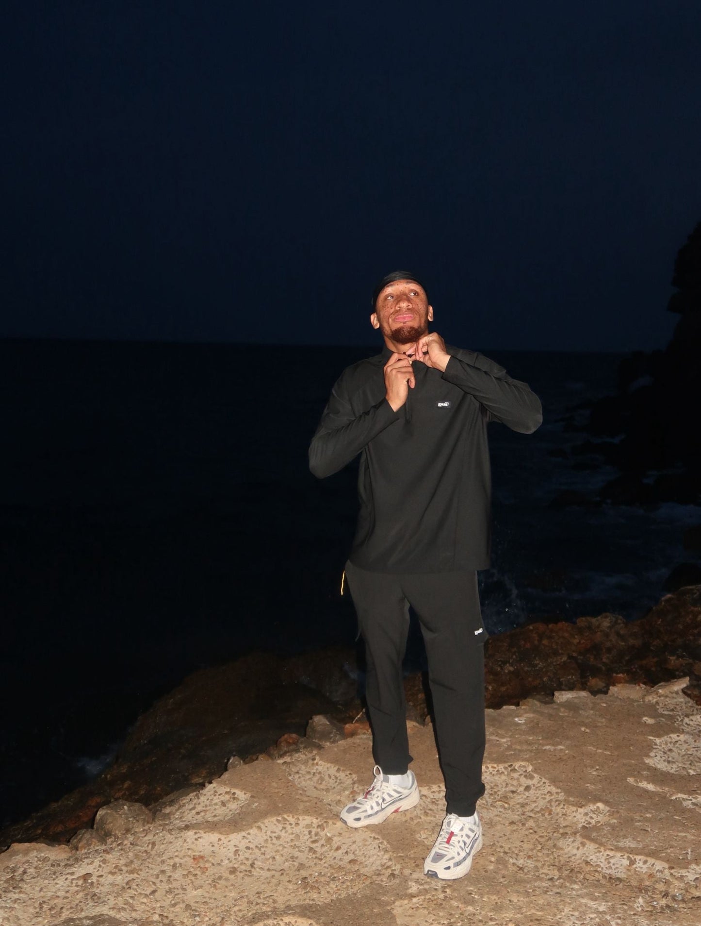 Mens Cargo Quarter Zip Set