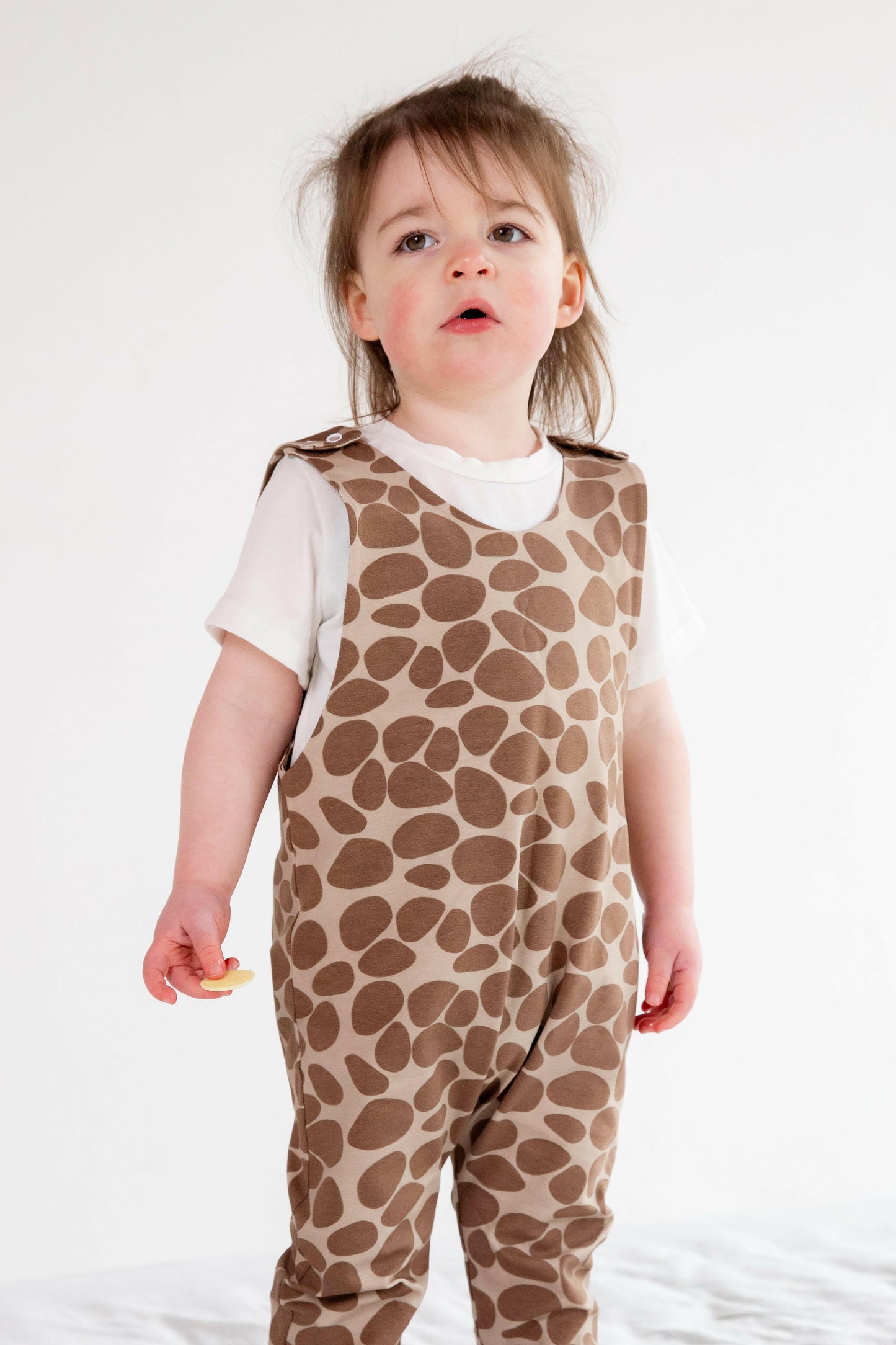 Giraffe Print Animal Romper