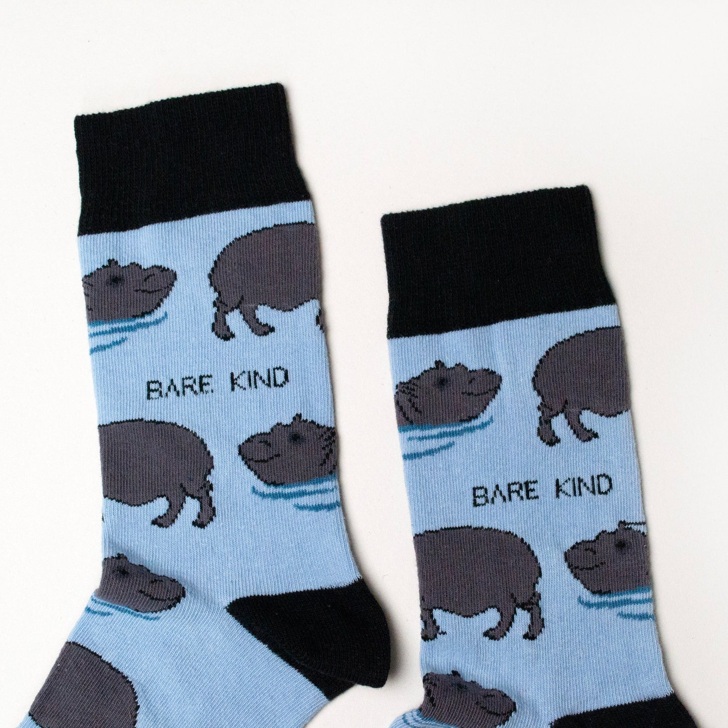 Save the Hippos Bamboo Socks