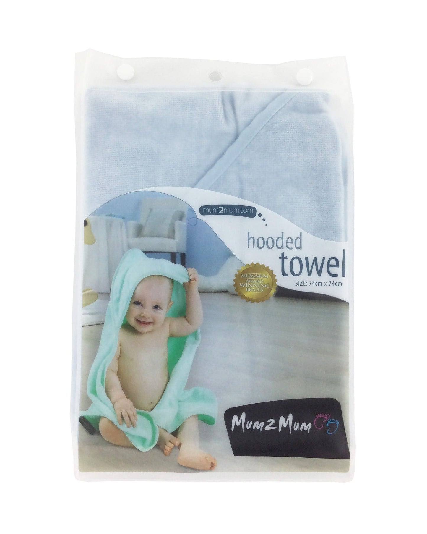 Mum 2 Mum Hooded Towel - Six Colours
