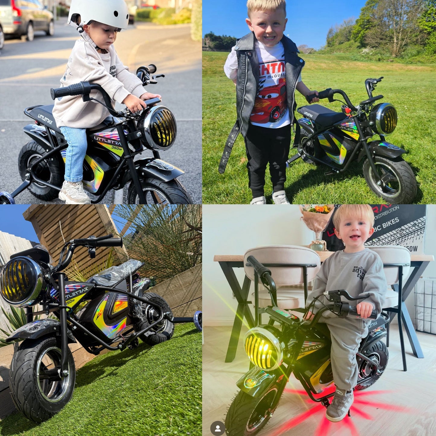 Littletrax 350W Kids Electric Bike – Ages 3 to 7 ride on monkey bike
