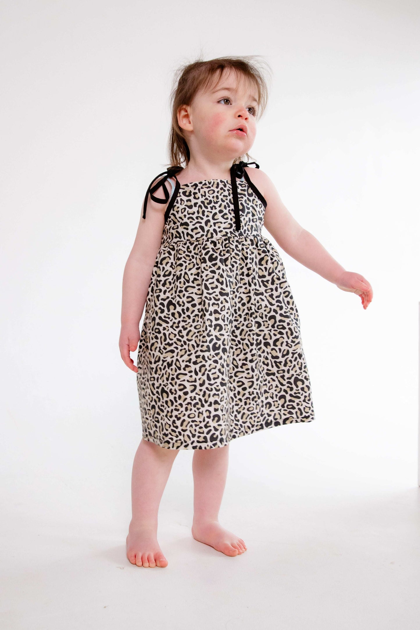 Leopard Print Cotton Dress