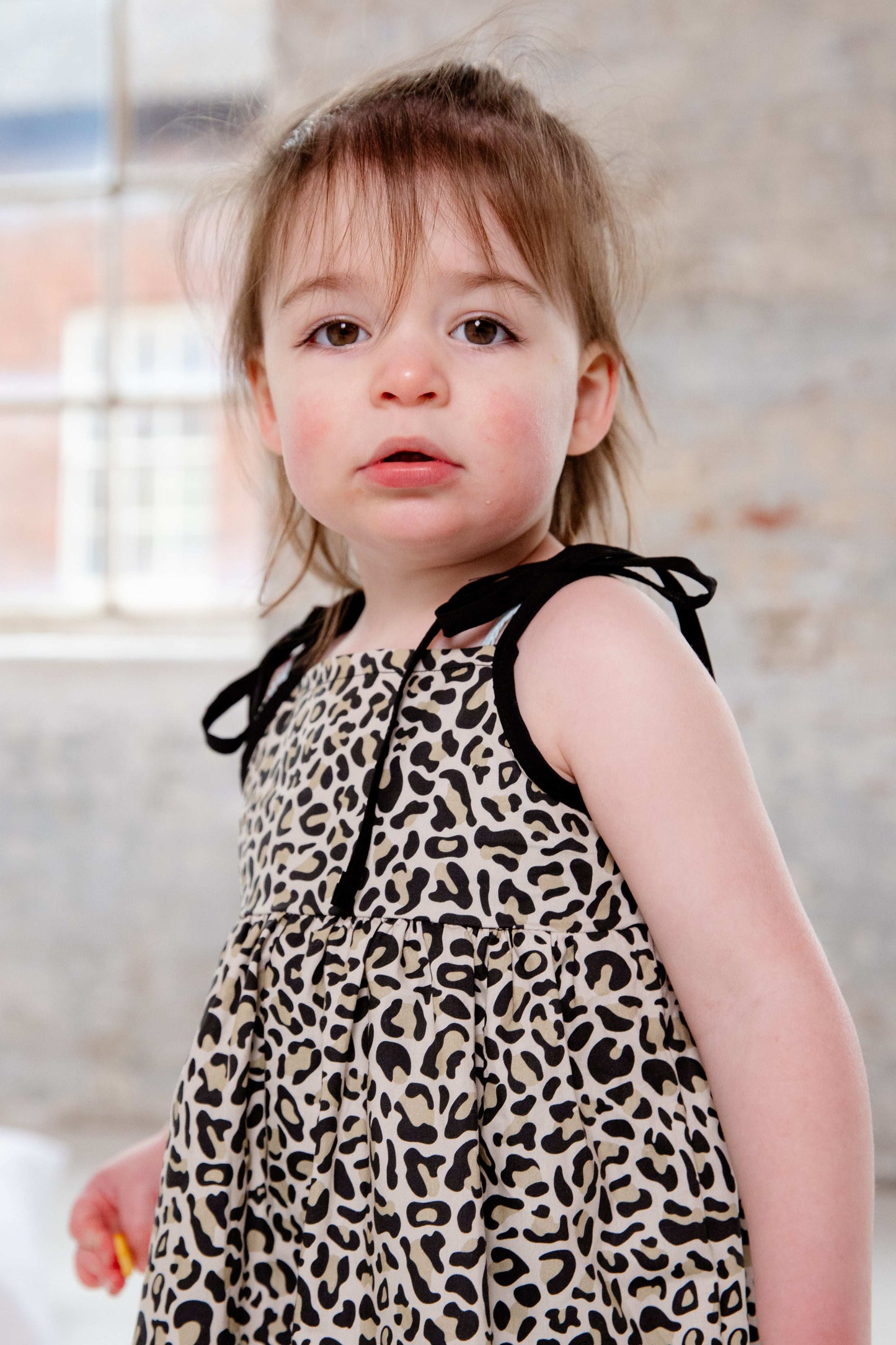 Leopard Print Cotton Dress