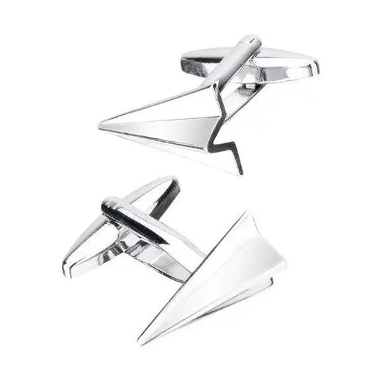 Luxury Origami Airplane Cufflinks