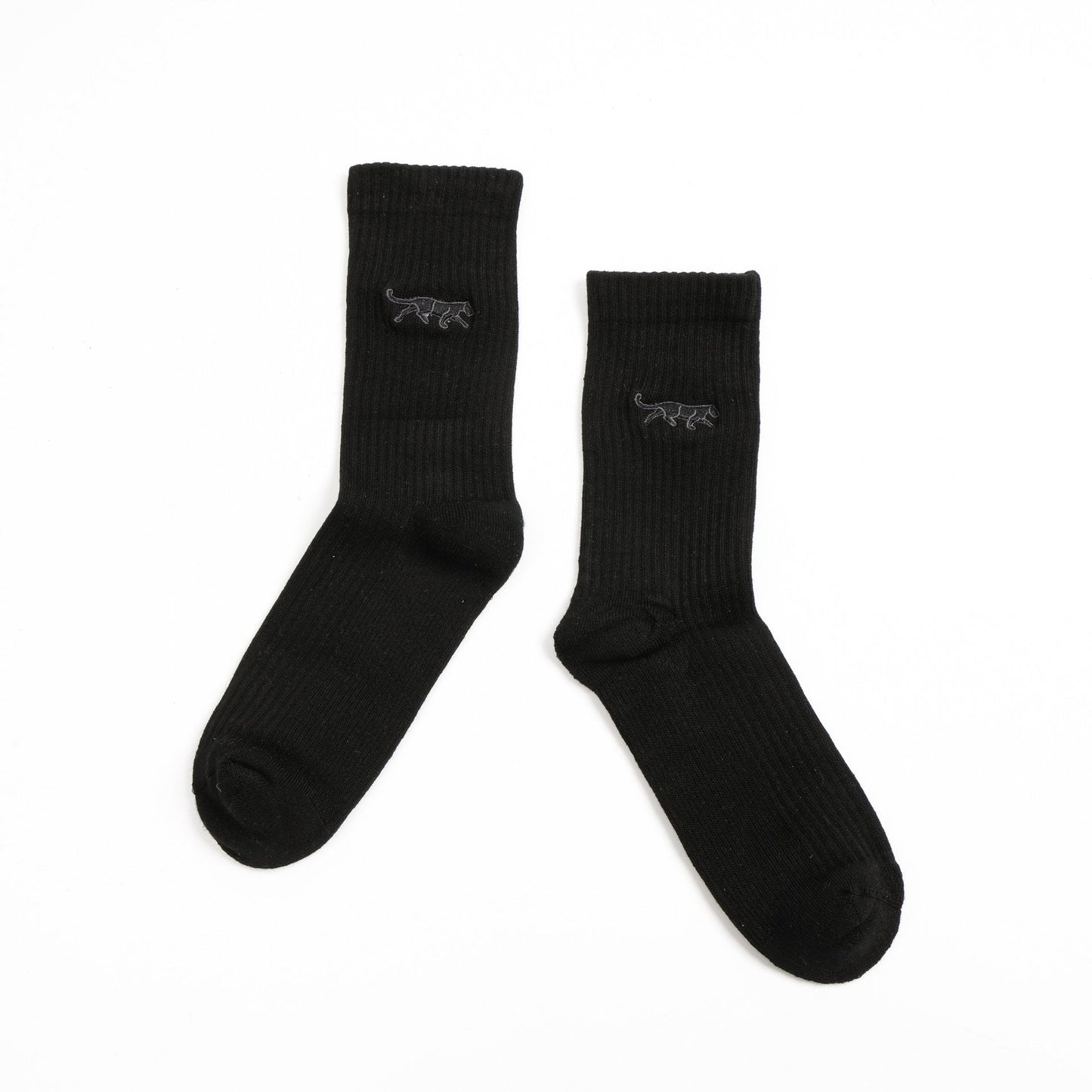 Save the Black Panthers Ribbed Bamboo Socks