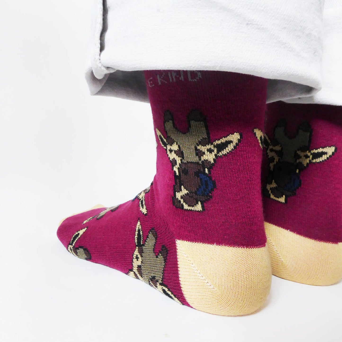 Save the Giraffes Bamboo Socks