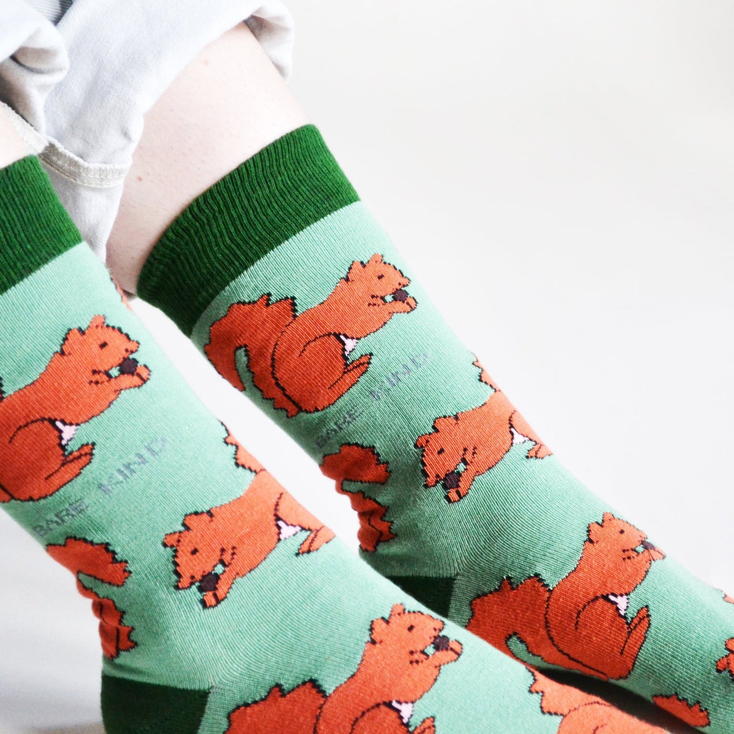 Save the Red Squirrels Bamboo Socks