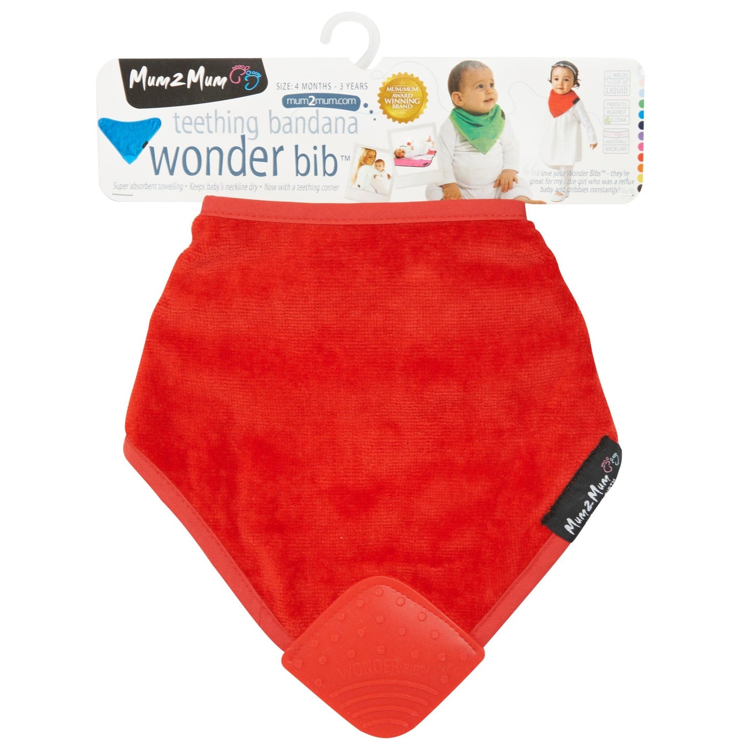 Mum 2 Mum Teething Bandana Wonder Bib - Six Colours