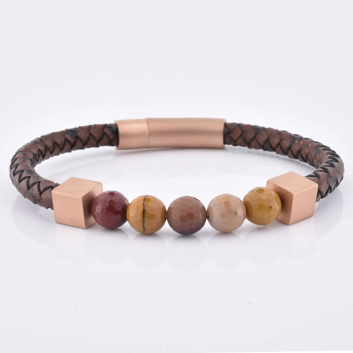 Retro Brown Beaded Bracelet