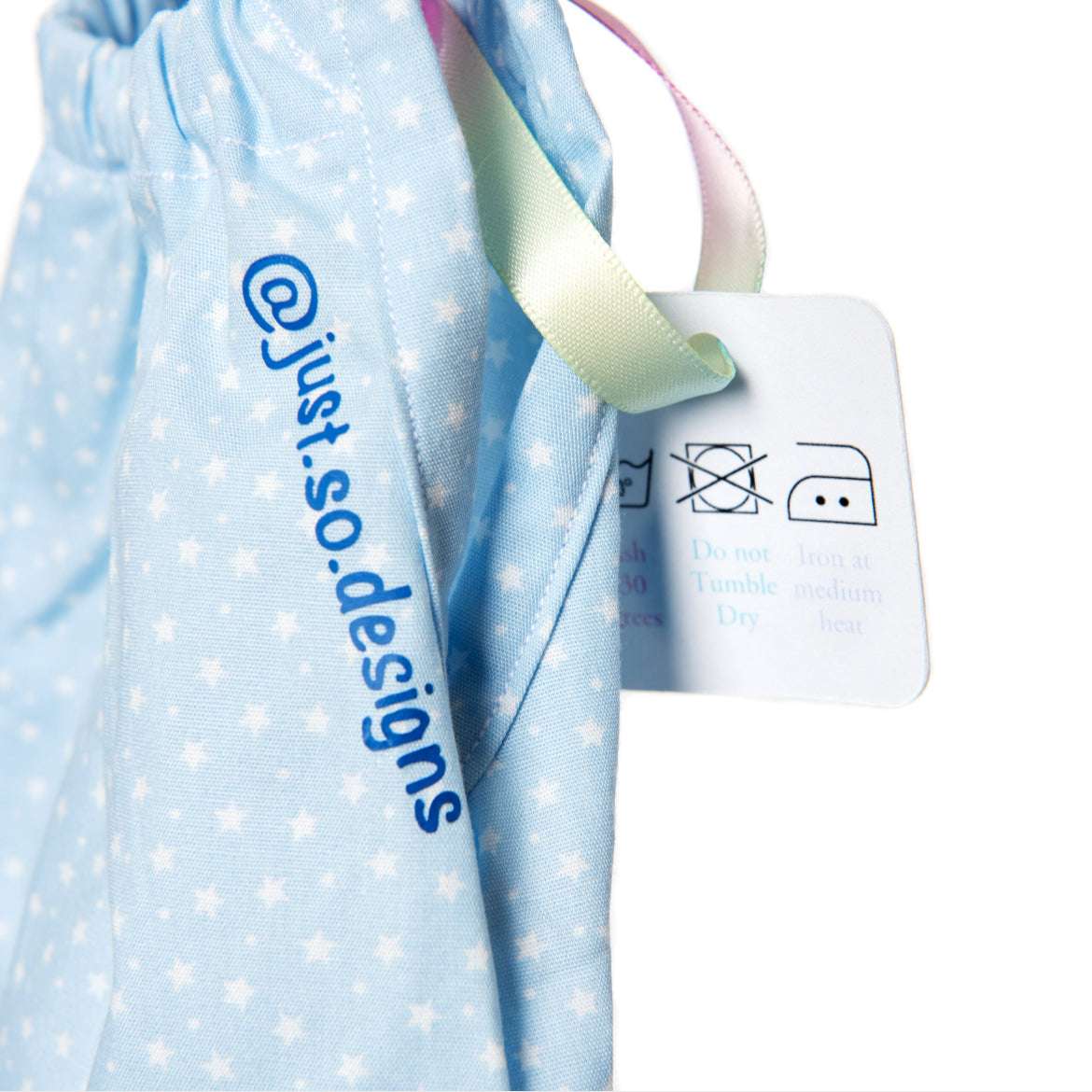 Blue Stars Cotton Romper