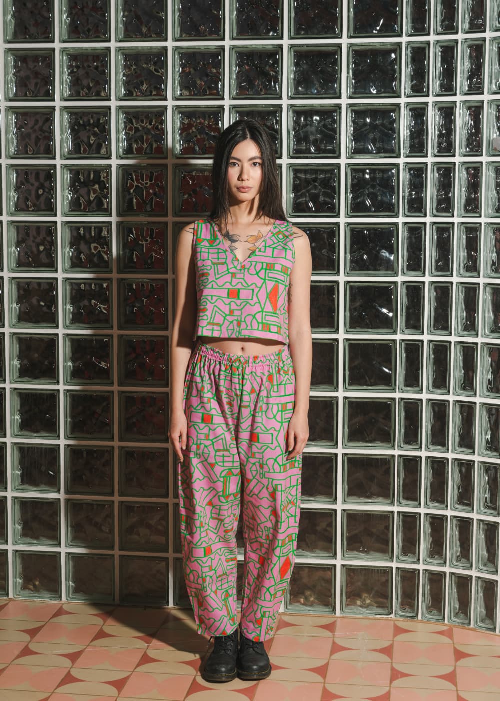 Organic Cotton & Linen Two-Way Tank