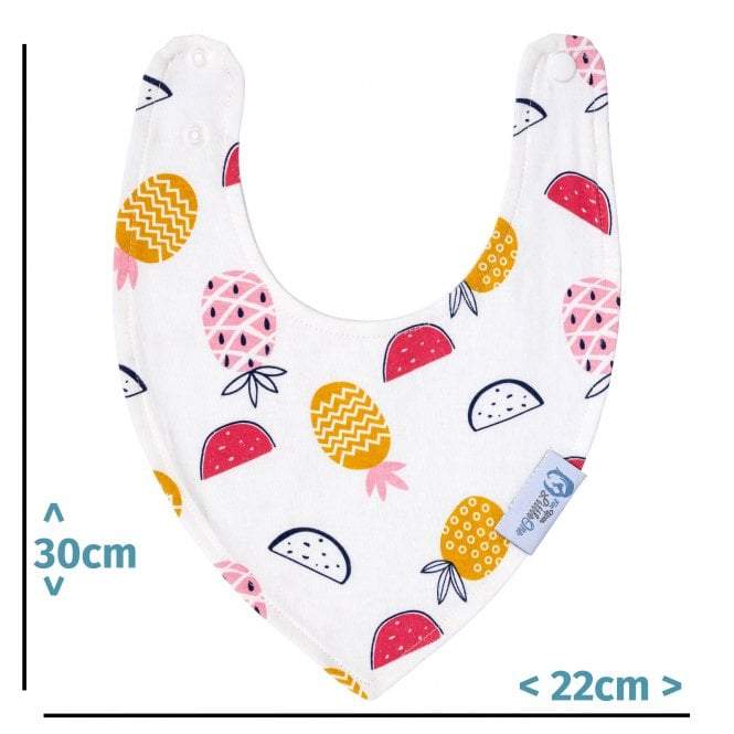 Baby Bandana Dribble Bibs Cotton Pack Of 8 - Girls