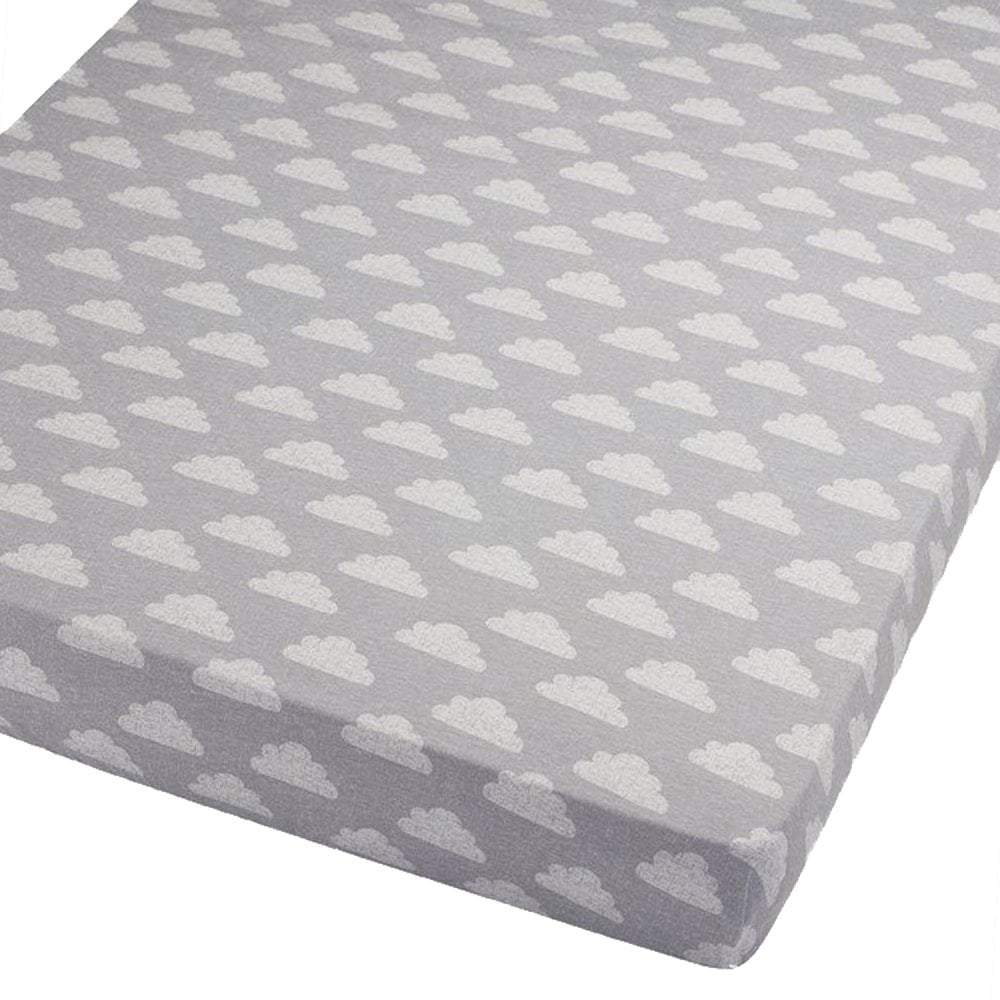 Crib Jersey Fitted Sheets 100% Cotton 40x90cm - Pack Of 2 - Fits All Models