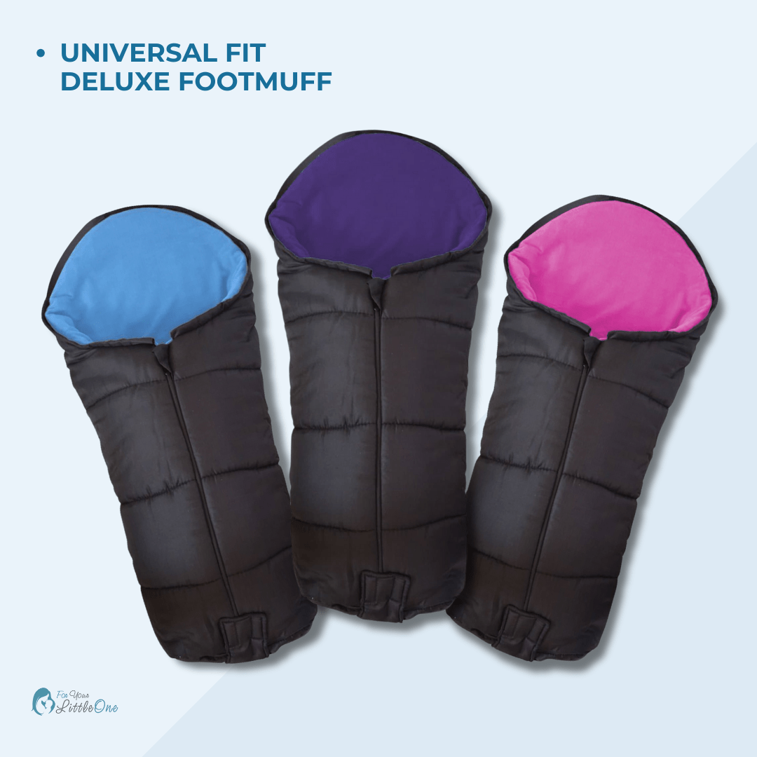 Universal Deluxe Pushchair Footmuff / Cosy Toes - Fits All Pushchairs / Prams And Buggies