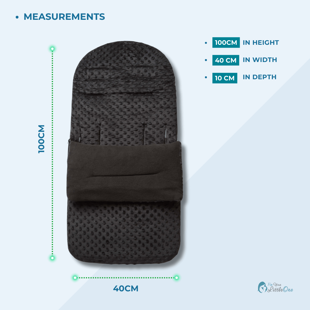 Universal Dimple Footmuff / Cosy Toes - Fits All Pushchairs / Prams & Buggies