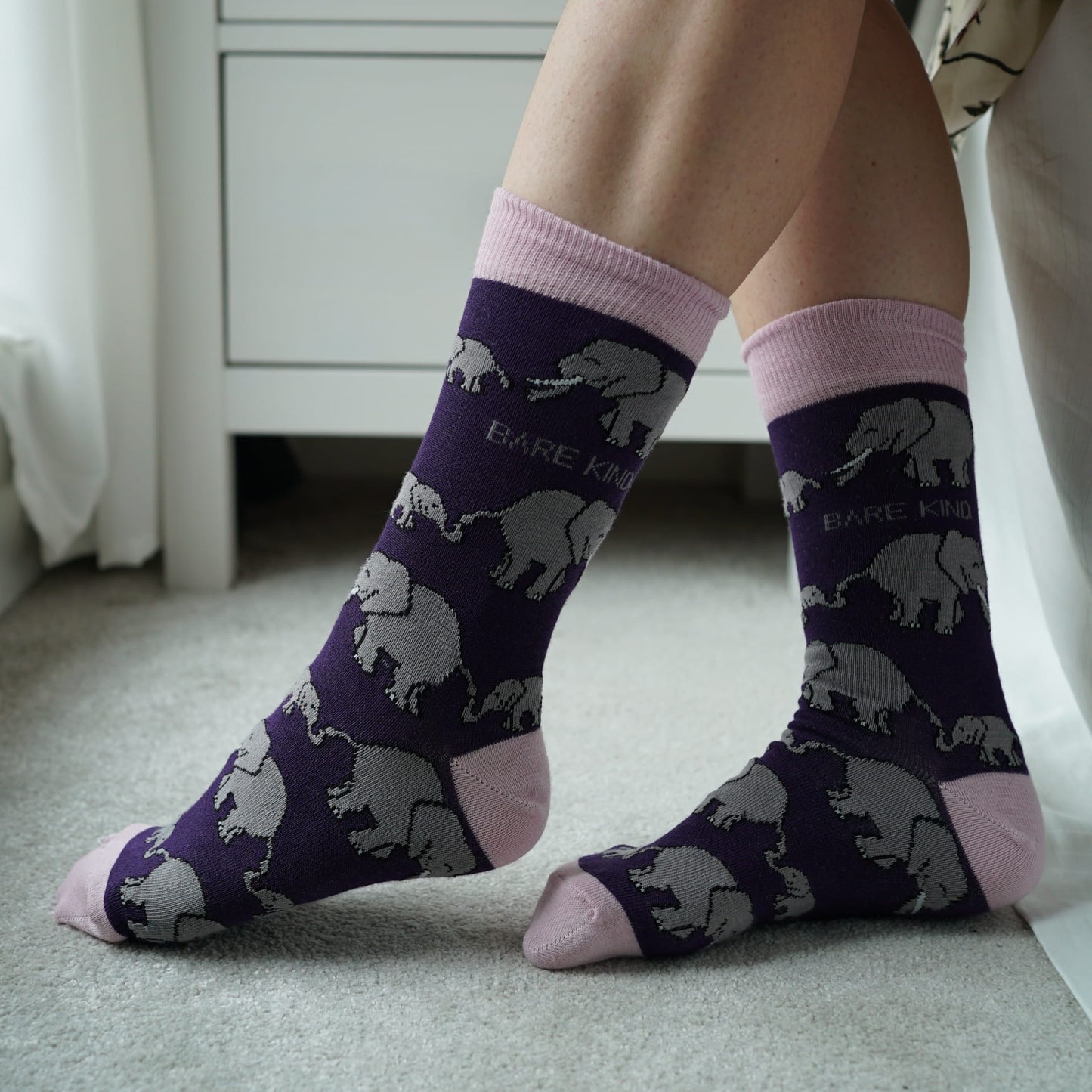 Purple Lover 5 Bamboo Sock Set