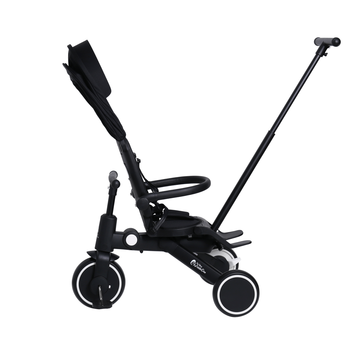 Foryourlittleone Xplor Plus 6 in 1 Foldable Trike - Jet Black (10m-5y)