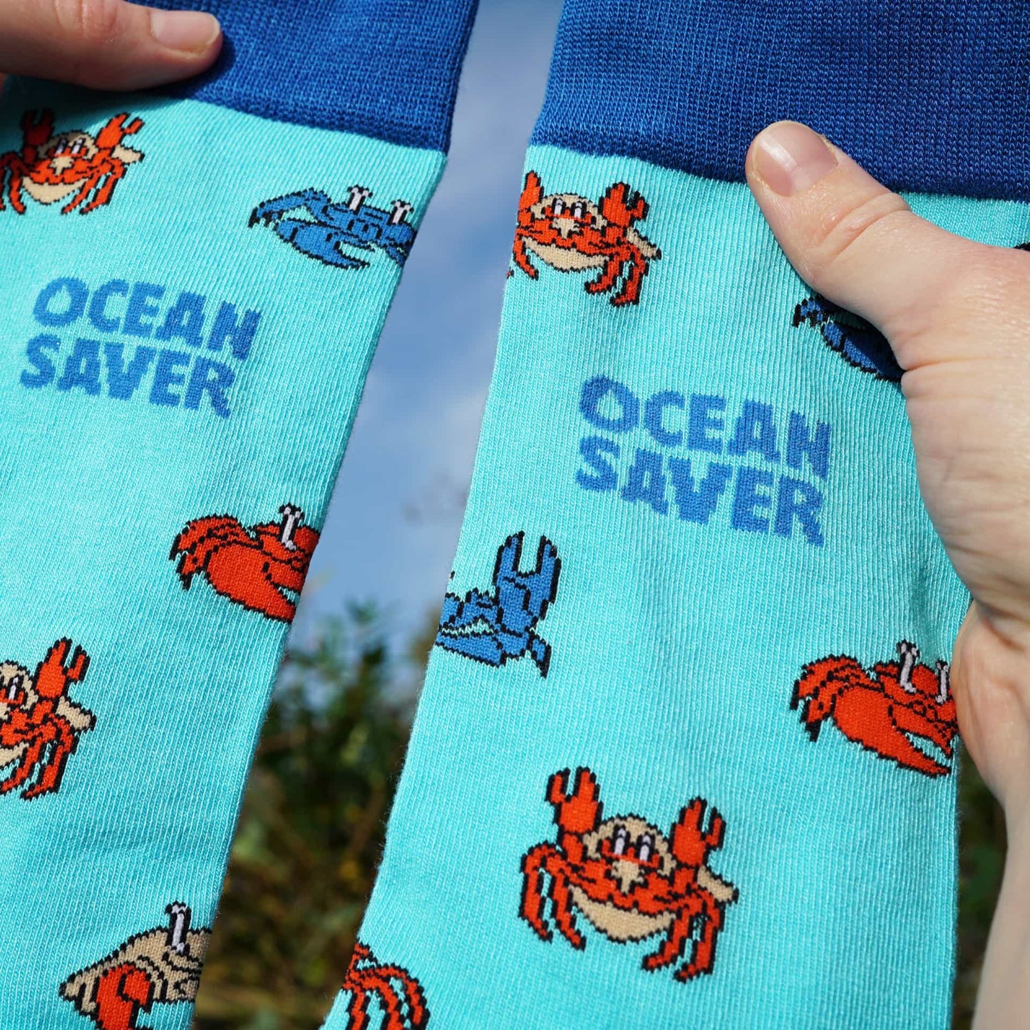Save the Crabs Bamboo Socks