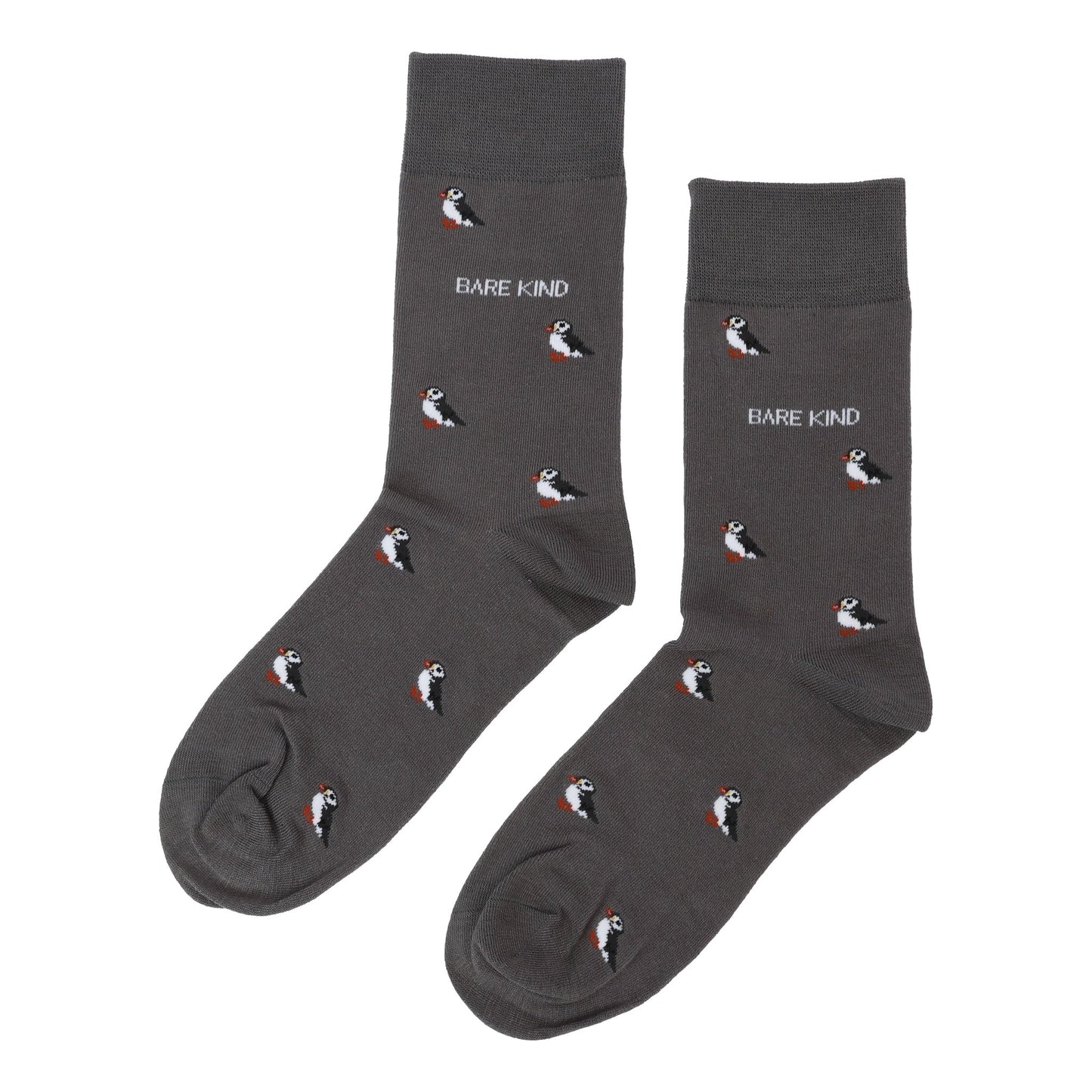 Save the Puffin Small Motif Bamboo Socks