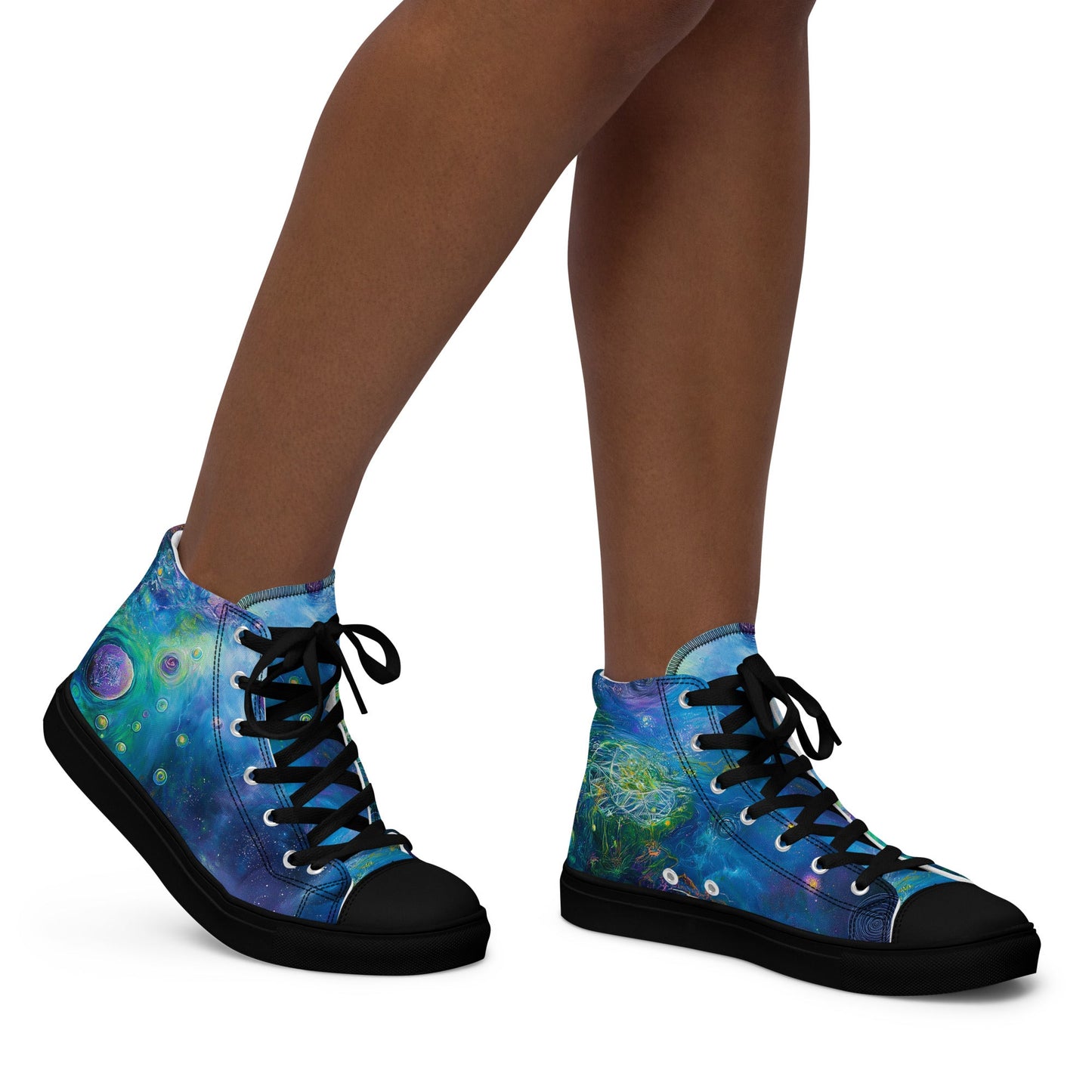 Trippy Galaxy High Tops