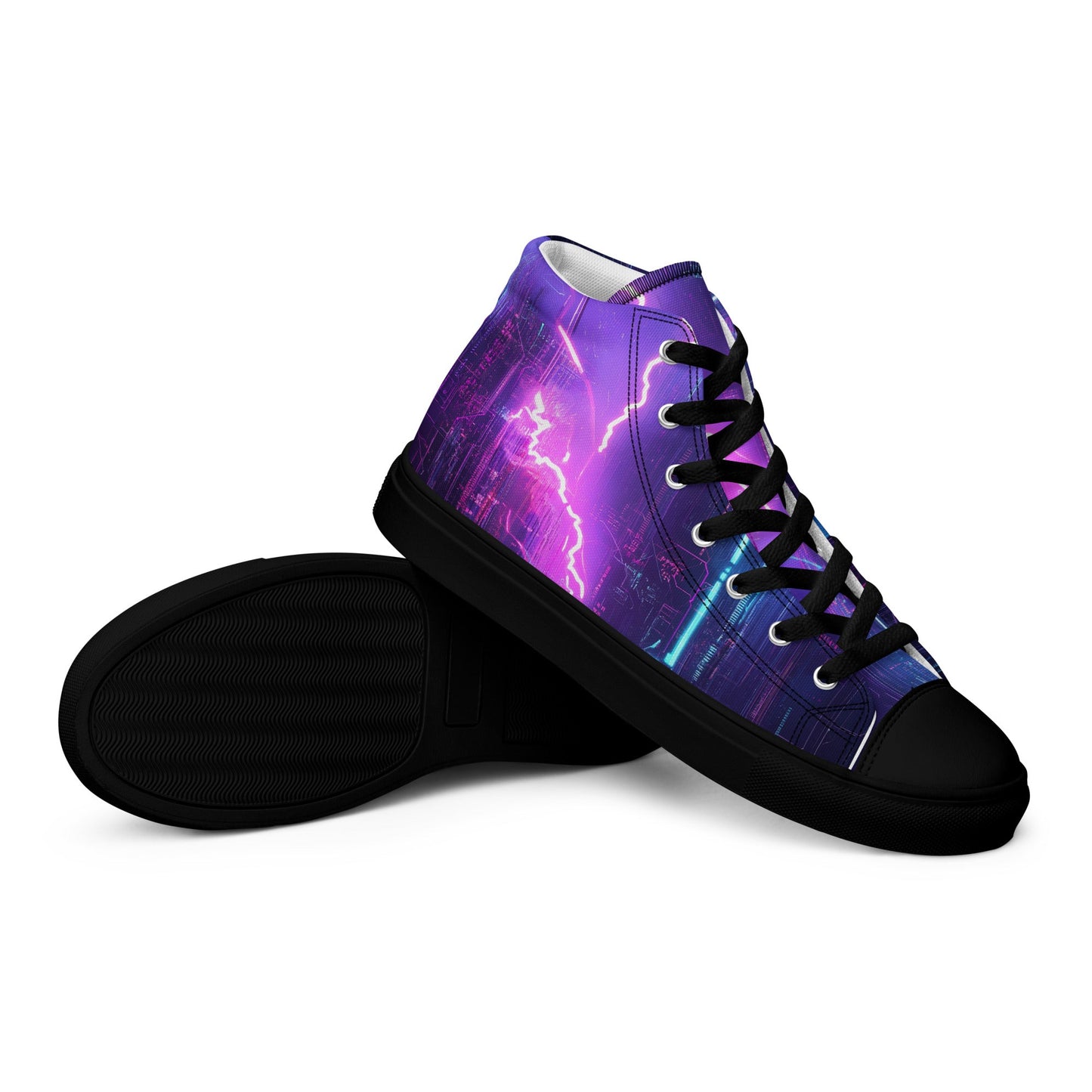 Cyber Electricity High Tops