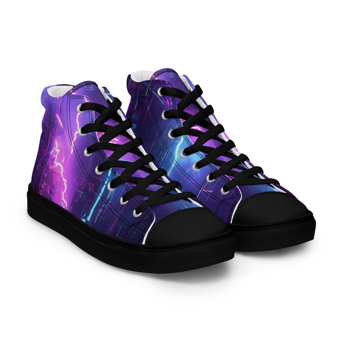 Cyber Electricity High Tops