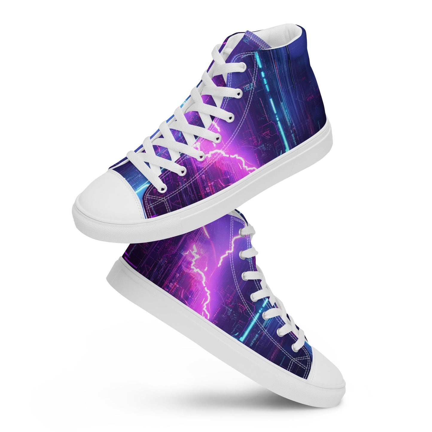 Cyber Electricity High Tops