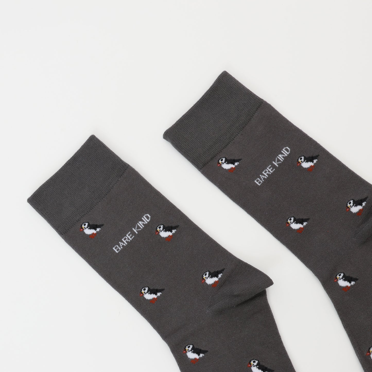 Save the Puffin Small Motif Bamboo Socks