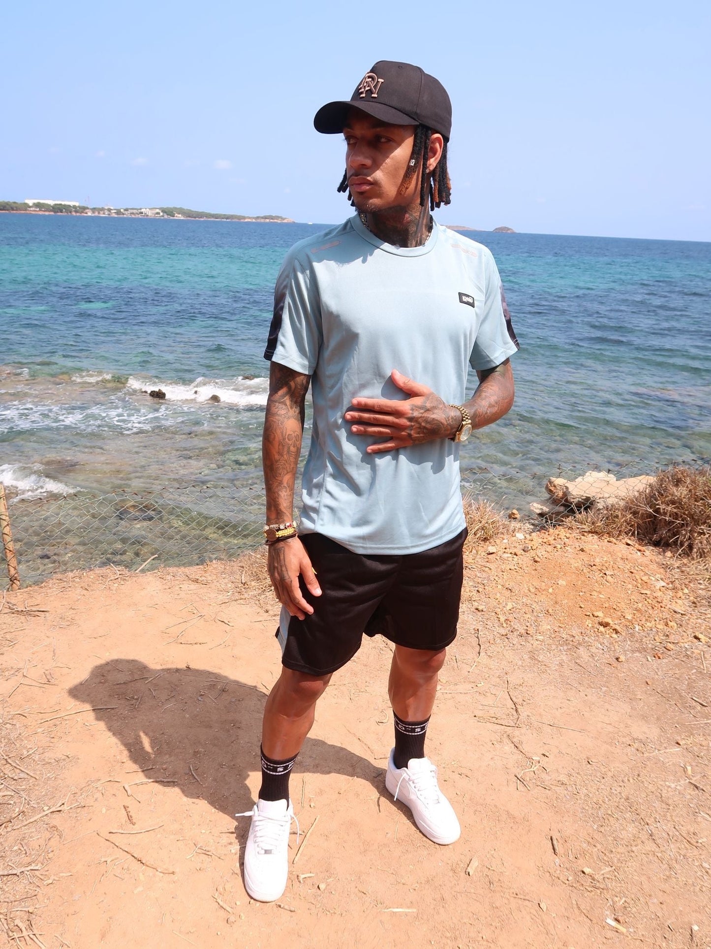 Mens Shorts & T-shirt Set