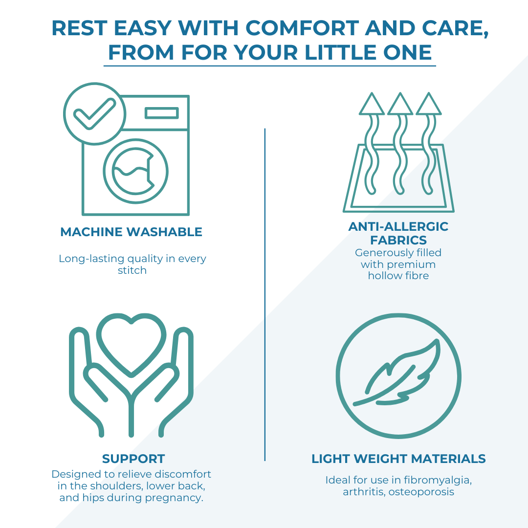 9ft Maternity Pregnancy Support Pillow - No Case