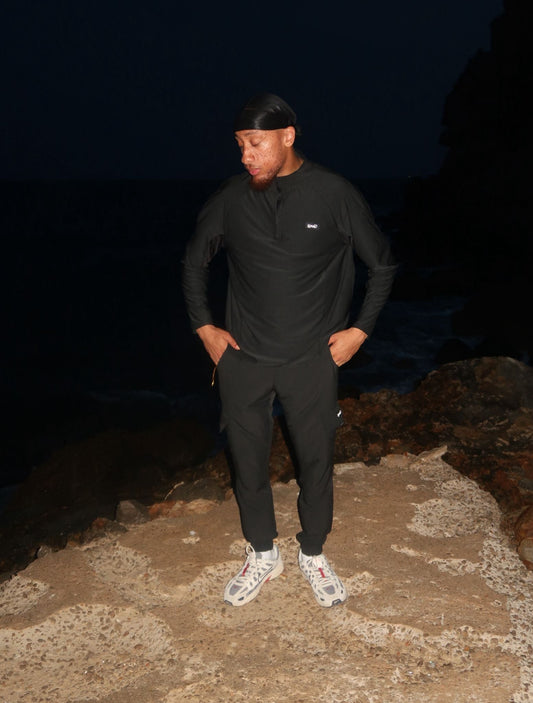 Mens Cargo Quarter Zip Set