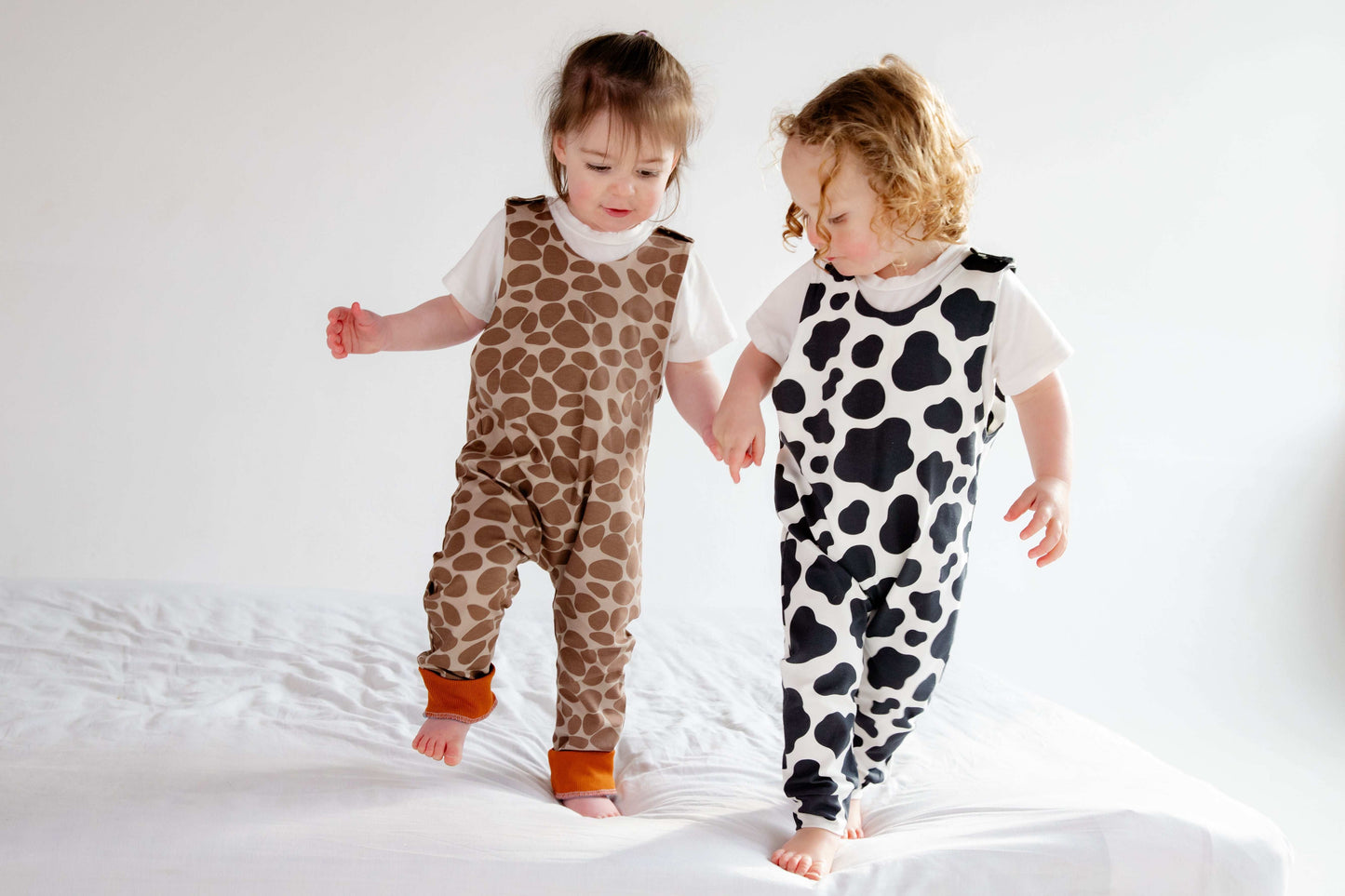 Giraffe Print Animal Romper