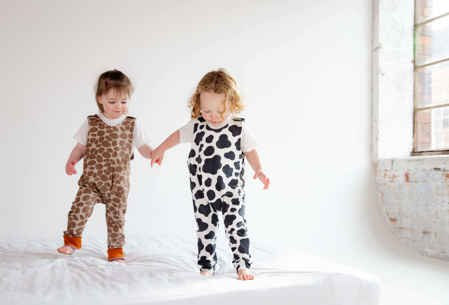 Giraffe Print Animal Romper