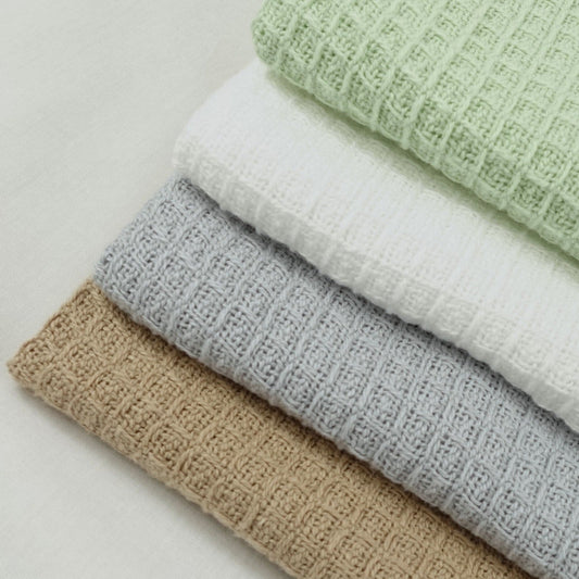 Cotton Waffle Baby Blanket