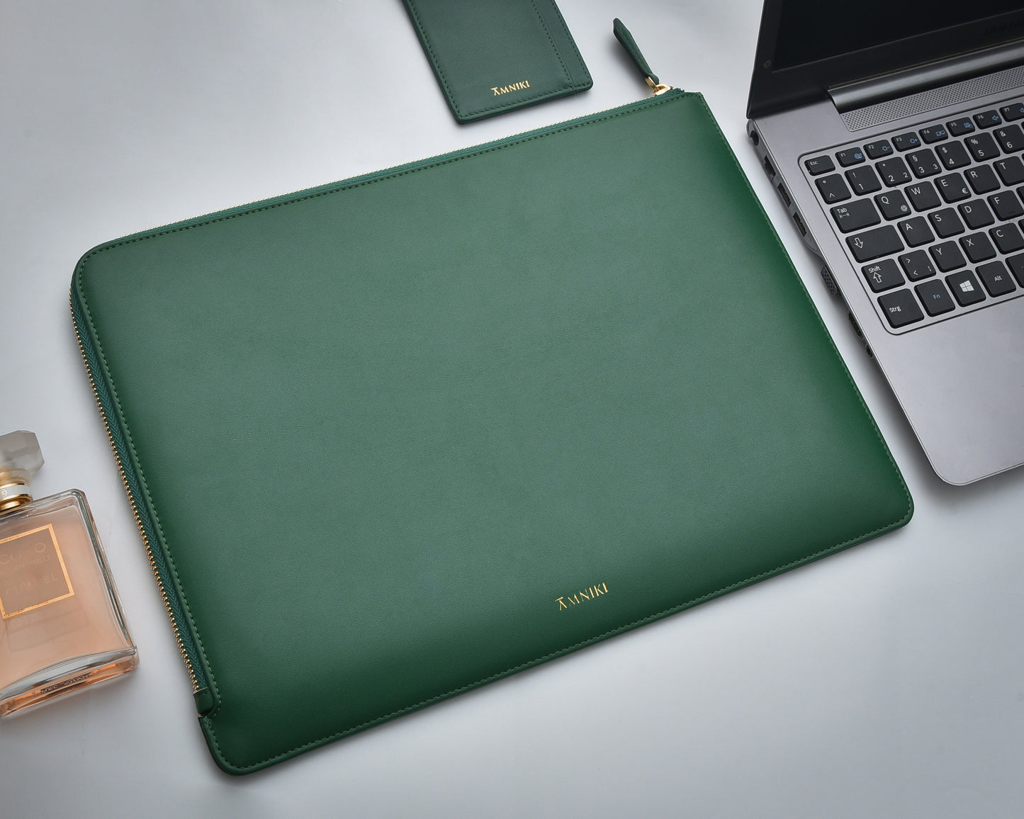 Deep Emerald Green Laptop Sleeve