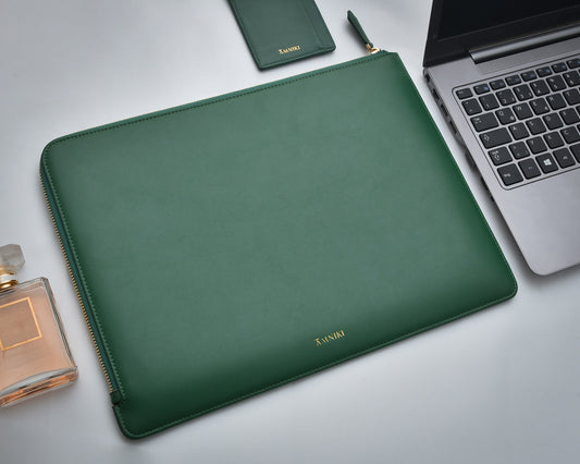 Deep Emerald Green Laptop Sleeve