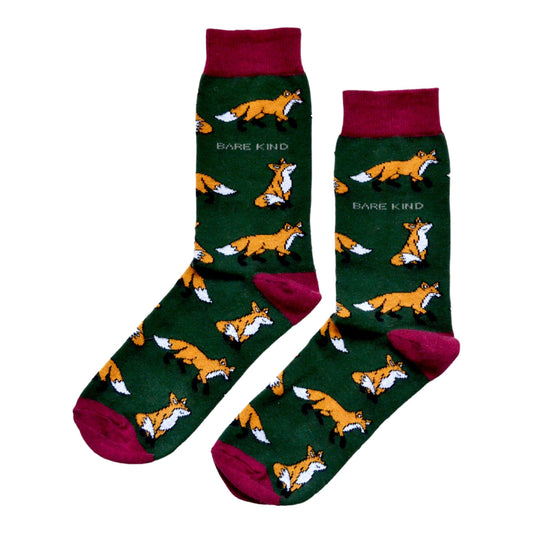 Save the Foxes Bamboo Socks