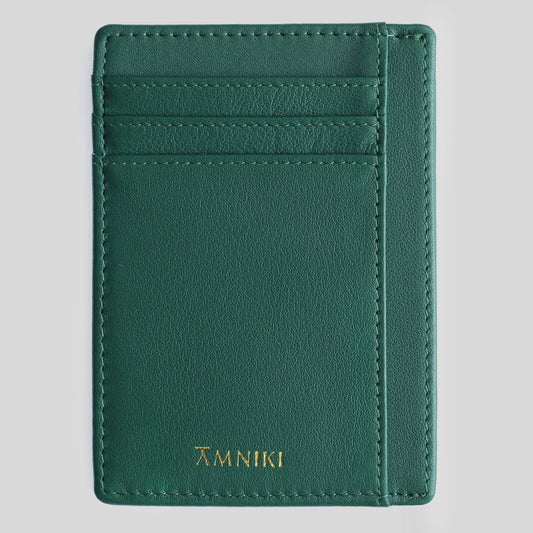Deep Emerald Green Cardholder Wallet