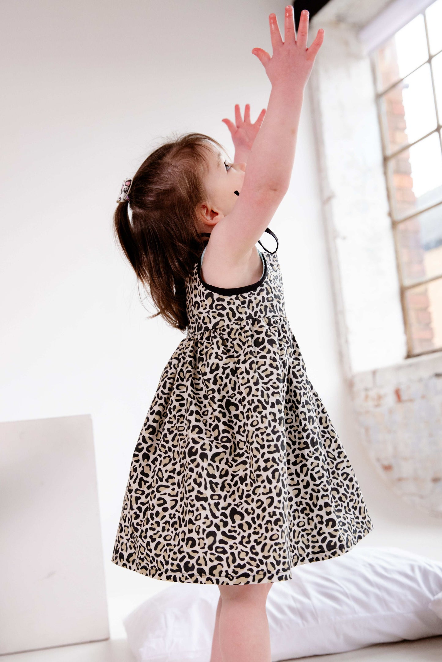 Leopard Print Cotton Dress