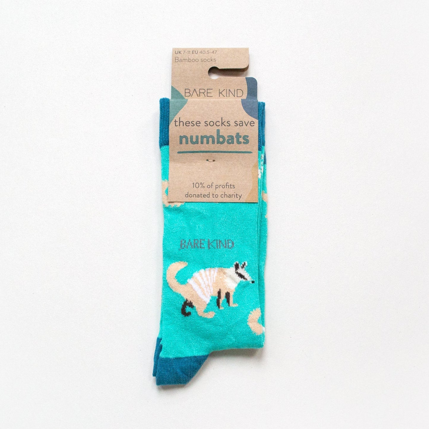 Save the Numbats Bamboo Socks