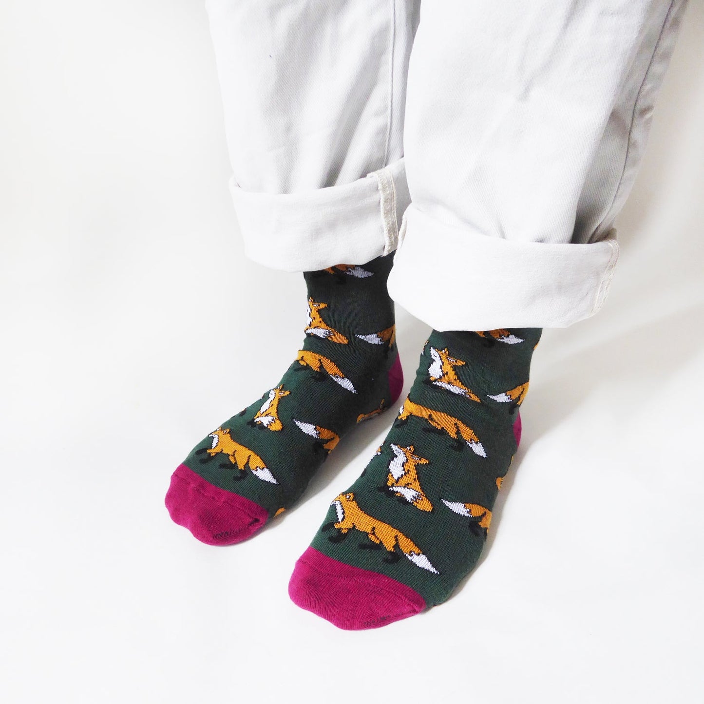 Save the Foxes Bamboo Socks