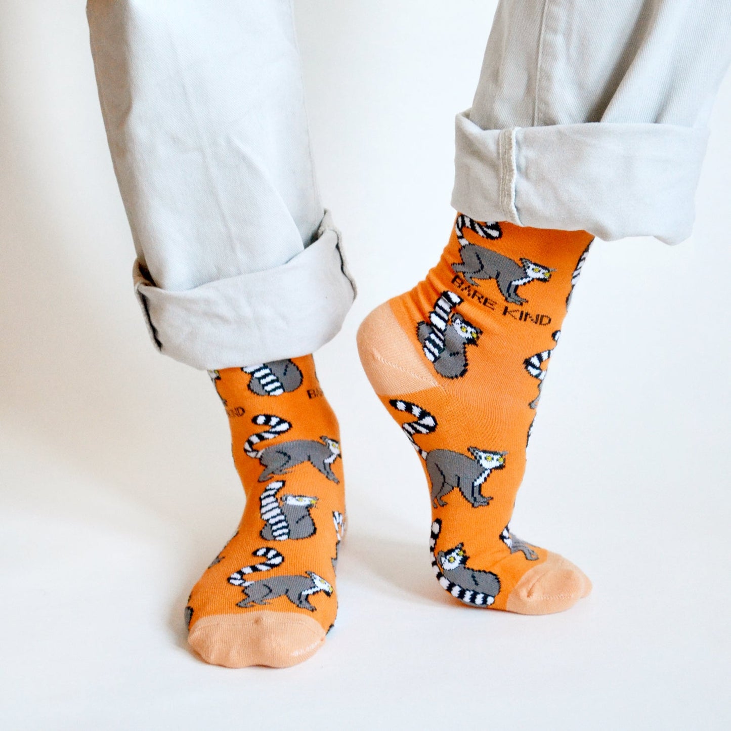 Save the Lemurs Bamboo Socks