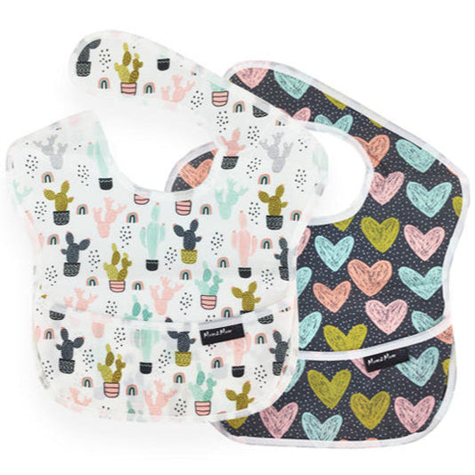 Mum 2 Mum Waterproof Wonder Bib - Twin Pack