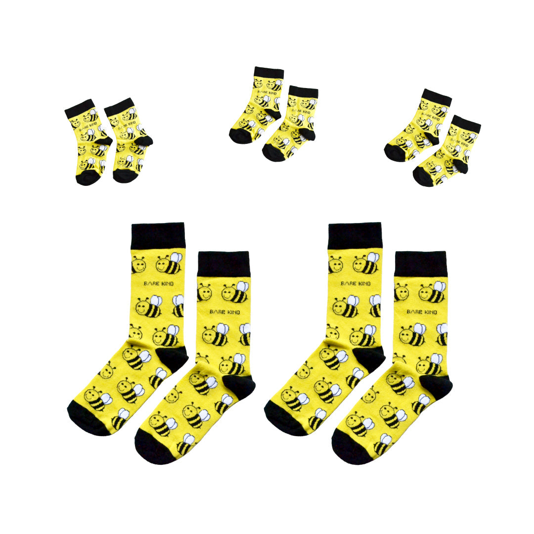 Matching Family Bee Socks