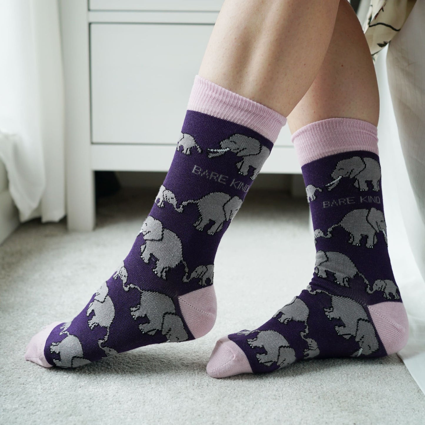 Save the Elephants Bamboo Socks
