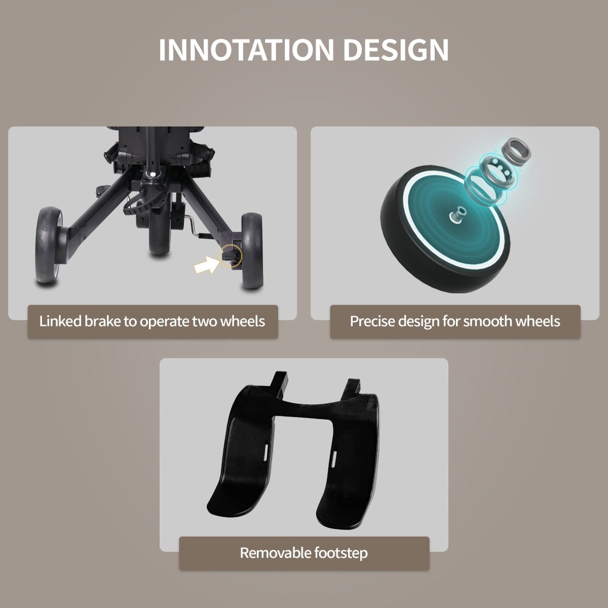 Foryourlittleone Xplor Ultimate 6 in 1 Foldable Trike - Green (10m-5y)