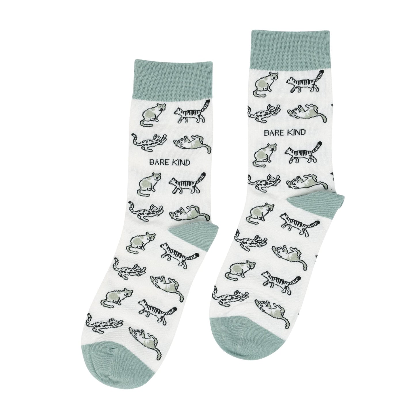 Save the Green Cat Bamboo Socks
