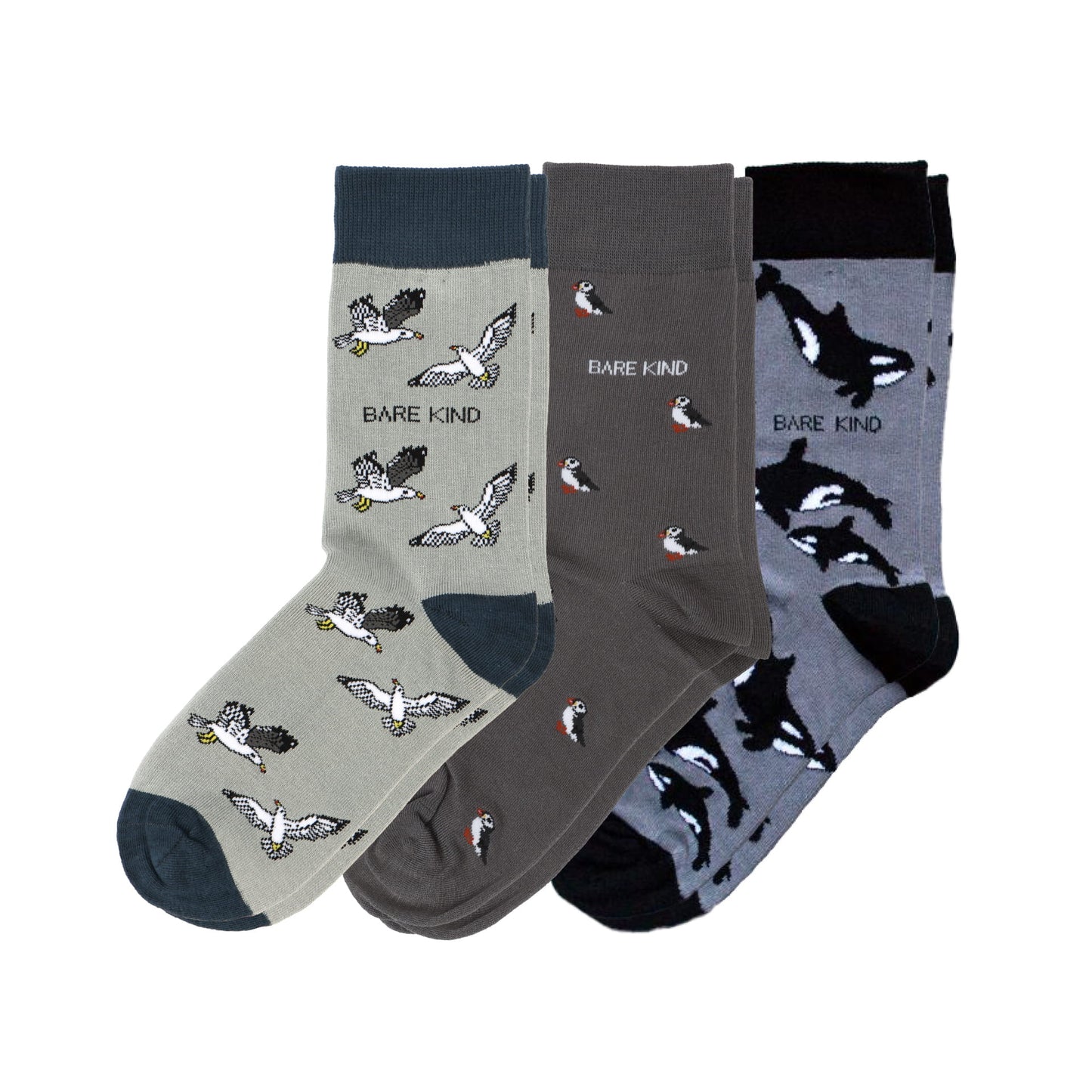 Grey Lover 3 Bamboo Sock Set