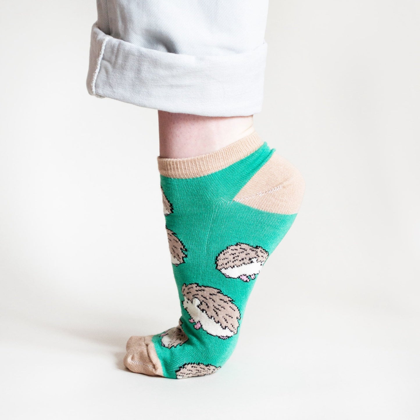Hedgehog Bamboo Trainer Socks
